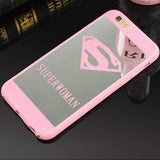 Gold Mirror Finish Superman/Woman iphone Case