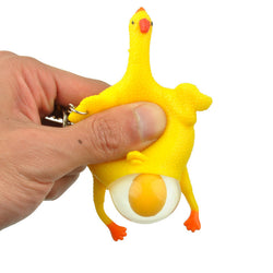 Chicken Fried Egg Keyring