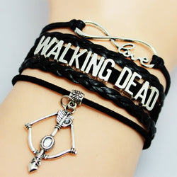 TWD - The Walking Dead Leather Charm Bracelet